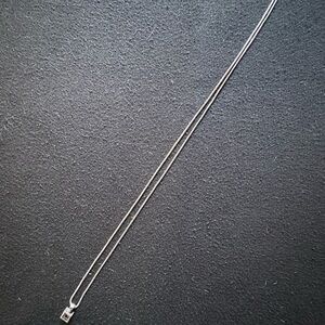 925 sterling silver necklace with sterling silver and CZ Diamond pendant